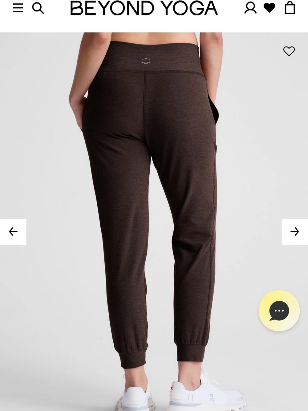 NWT Beyond Yoga Spacedye™ Midi Jogger in Dark Brown, Size Small - Picture 6 of 8